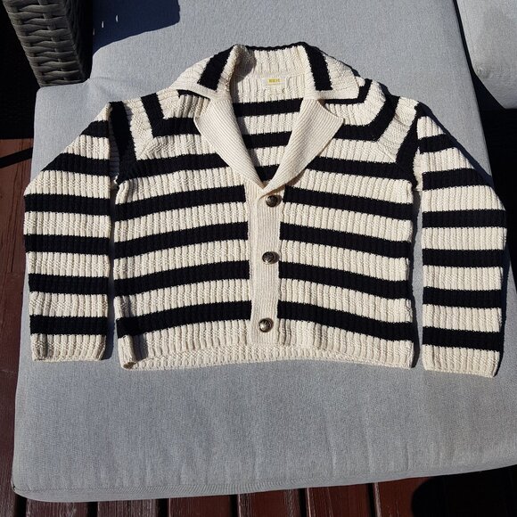 Anthropologie The Greta Polo Cardigan Sweater by Maeve - Picture 3 of 6